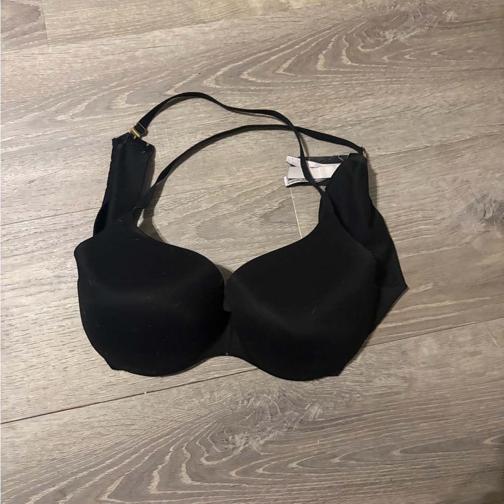 Victoria's Secret Black Racerback Bra with Molded Cups 38c